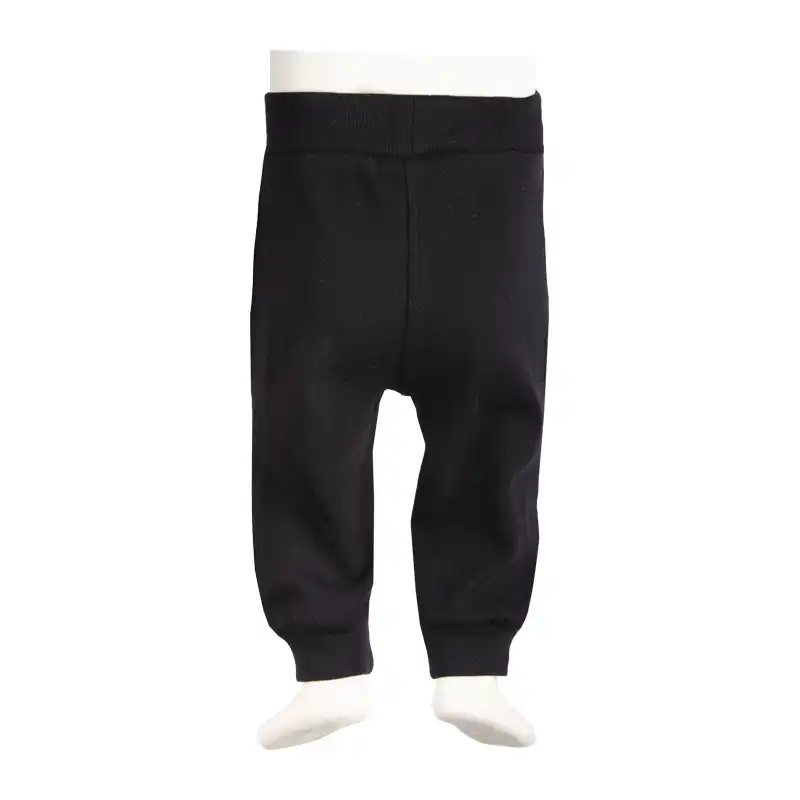 شلوار نوزادی آدمک مدل جیبدار کد 280004 رنگ مشکی