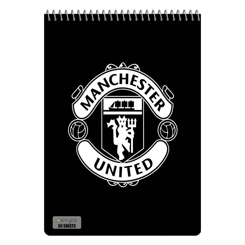 دفتر نقاشی 50 برگ سیمی کارنیکا طرح منچستر یونایتد Manchester United کد 99564