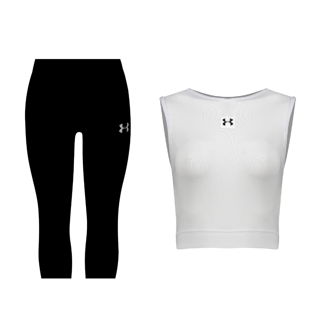 ست نیم تنه و شلوارک ورزشی زنانه مدل 64 -38