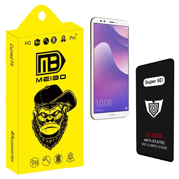 محافظ صفحه نمایش میبو مدل Super 9D مناسب برای گوشی موبایل هوآوی Y7 2018 / آنر 7C