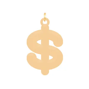 آویز گردنبند طلا 18 عیار زنانه باراد زر مدل پول BZ176