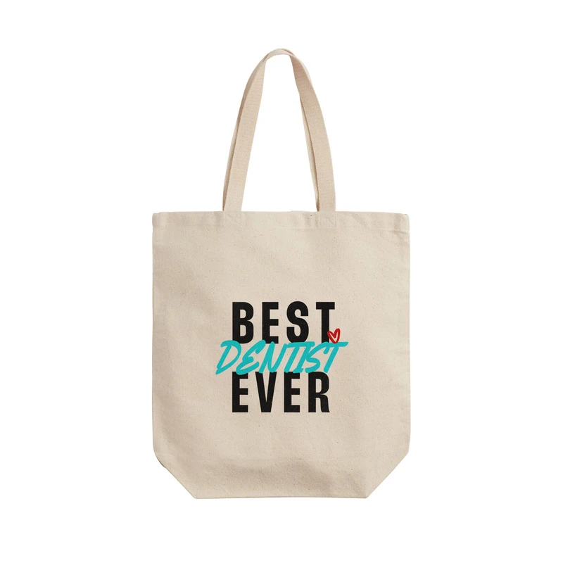 ساک خرید ترمه طراحان ایده مدل بهترین دندان پزشک کد cfp1935 - L