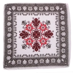 دستمال سر و گردن مدل باندانا طرح گل