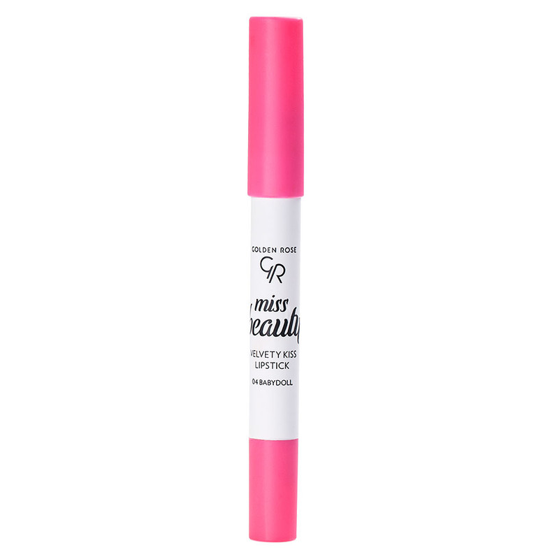 رژلب مدادی گلدن رز مدل velvety kiss شماره 04 رژلب مدادی گلدن رز مدل velvety kiss شماره 04