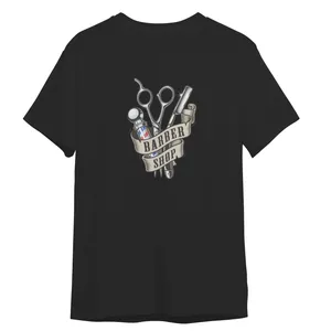 تی شرت آستین کوتاه مردانه مدل آرایشگر کد 0744