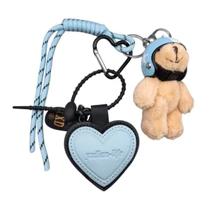 آویز عروسکی مدل خرس کاسکت دار 456