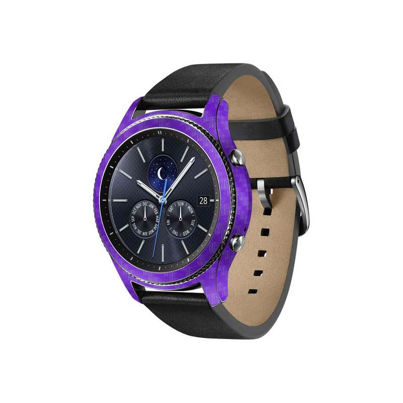 برچسب ماهوت طرح Purple-Fiber مناسب برای ساعت هوشمند سامسونگ Galaxy Gear S3 Classic