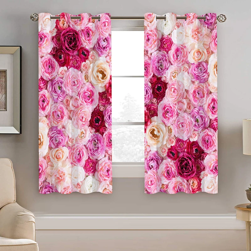 پرده نیروانا طرح گل  مدل هازان کد 5012  سایز 140×200 سانتی متر