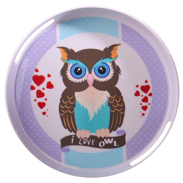 سینی مهروز طرح Love Owl کد 917