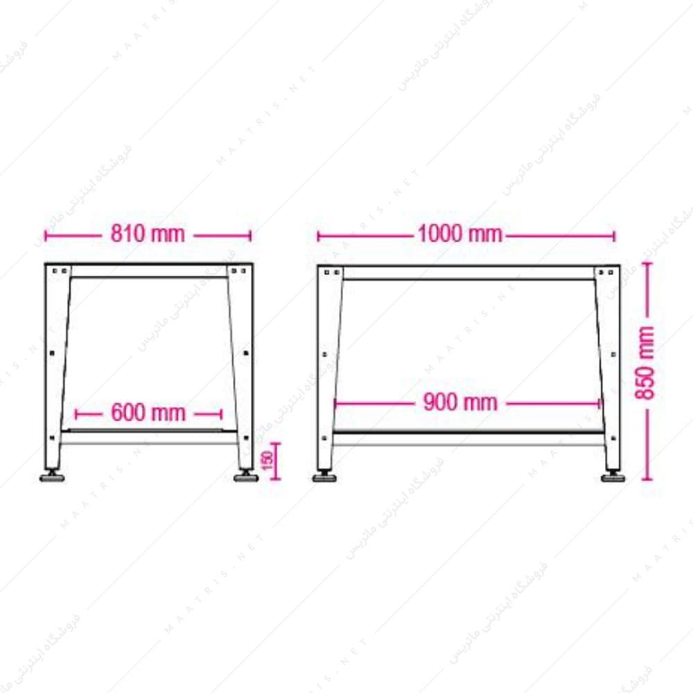 میز کار کارگاهی مدل D-0010-S میز کار کارگاهی مدل D-0010-S