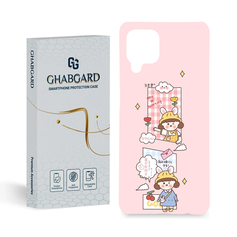 کاور قاب گارد مدل دخترانه مناسب برای گوشی موبایل سامسونگ Galaxy F22\ M22\ M32 4G