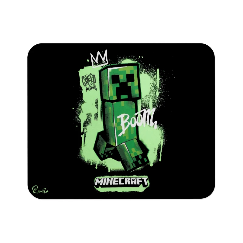 ماوس پد راویتا مدل ماینکرافت کد3648 سایز 24*19 سانتی متر