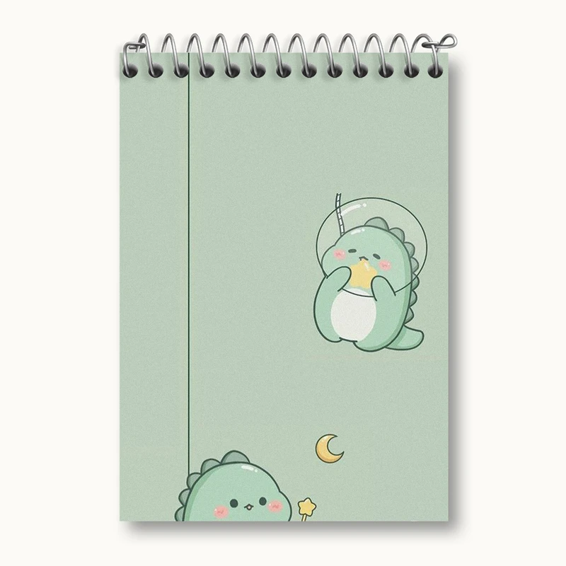 دفتر یادداشت 50 برگ خندالو طرح دایناسور کیوت کد N1896