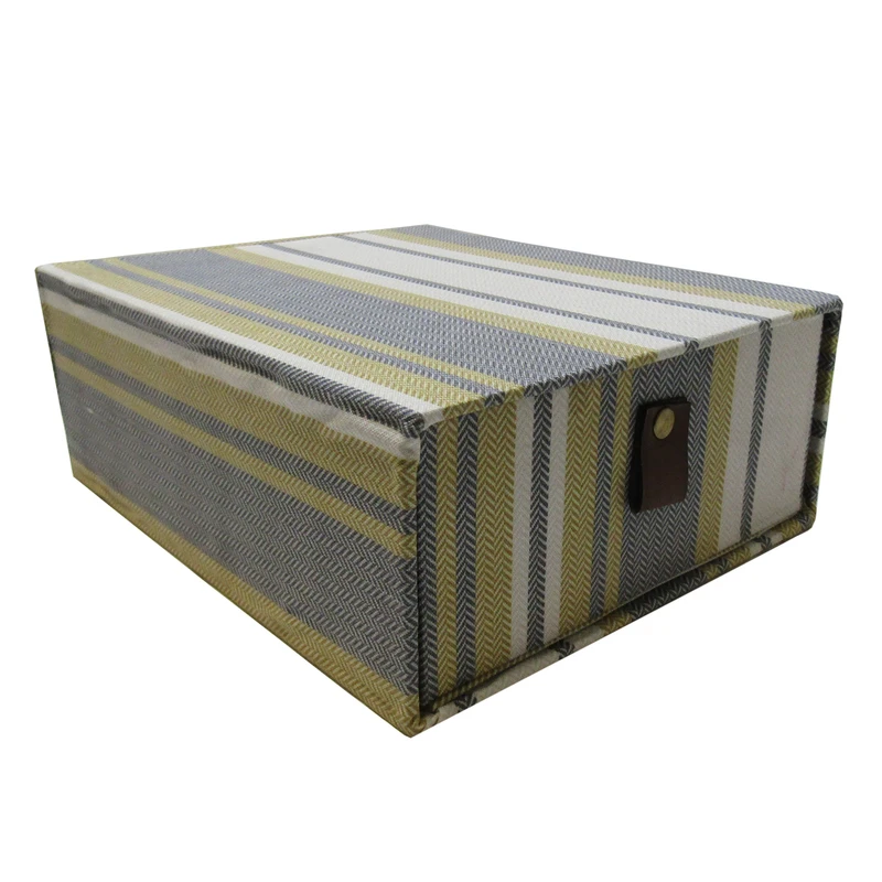 ارگانایزر هوم اند لایف مدل جعبه دنیرا کشویی طرح راه راه کد 650002