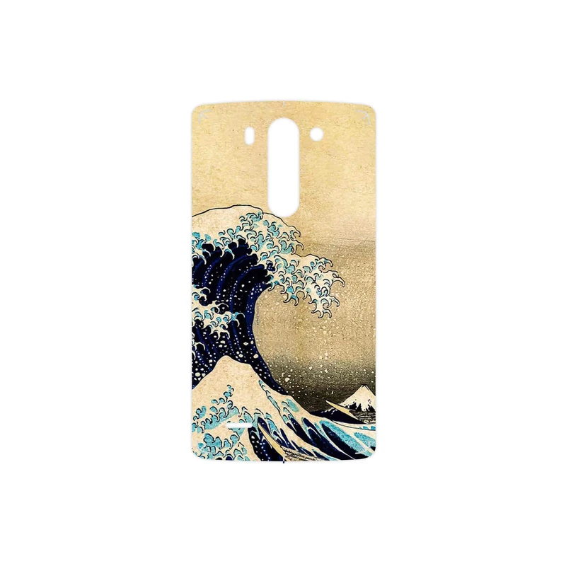 برچسب پوششی ماهوت مدل The Great Wave off Kanagawa of Hokusai مناسب برای گوشی موبایل ال جی G3 Beat