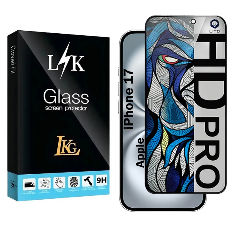 محافظ صفحه نمایش شیشه ای حریم شخصی ال کا جی مدل LIHD-LK مناسب برای گوشی موبایل اپل iPhone 17