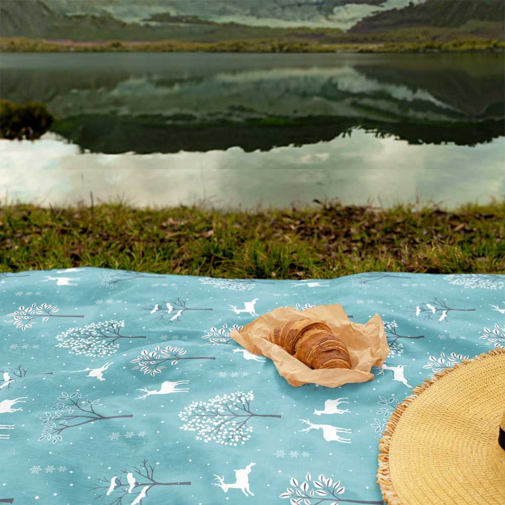 شال مبل طرح زمستان و گوزن کد Q2SH1067 سایز 98x180 سانتی متر شال مبل طرح زمستان و گوزن کد Q2SH1067 سایز 98x180 سانتی متر