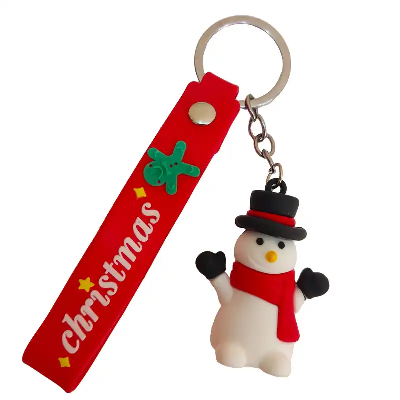 جاکلیدی مدل سیلیکونی طرح آدم برفی کریسمس کد DB20