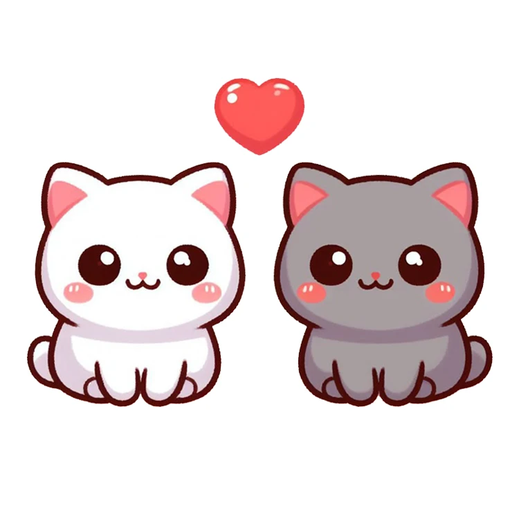 استیکر پارچه و لباس پاد آفرین مدل گربه ها کد DKST136