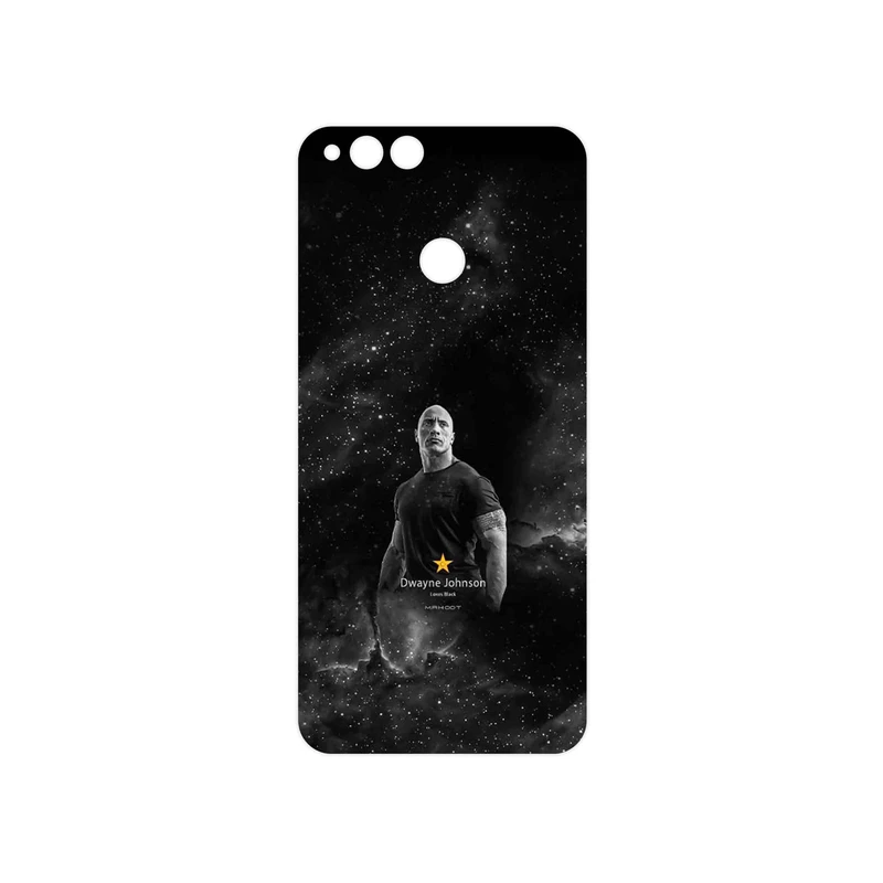 برچسب پوششی ماهوت مدل Dwayne Johnson مناسب برای گوشی موبایل آنر 7X