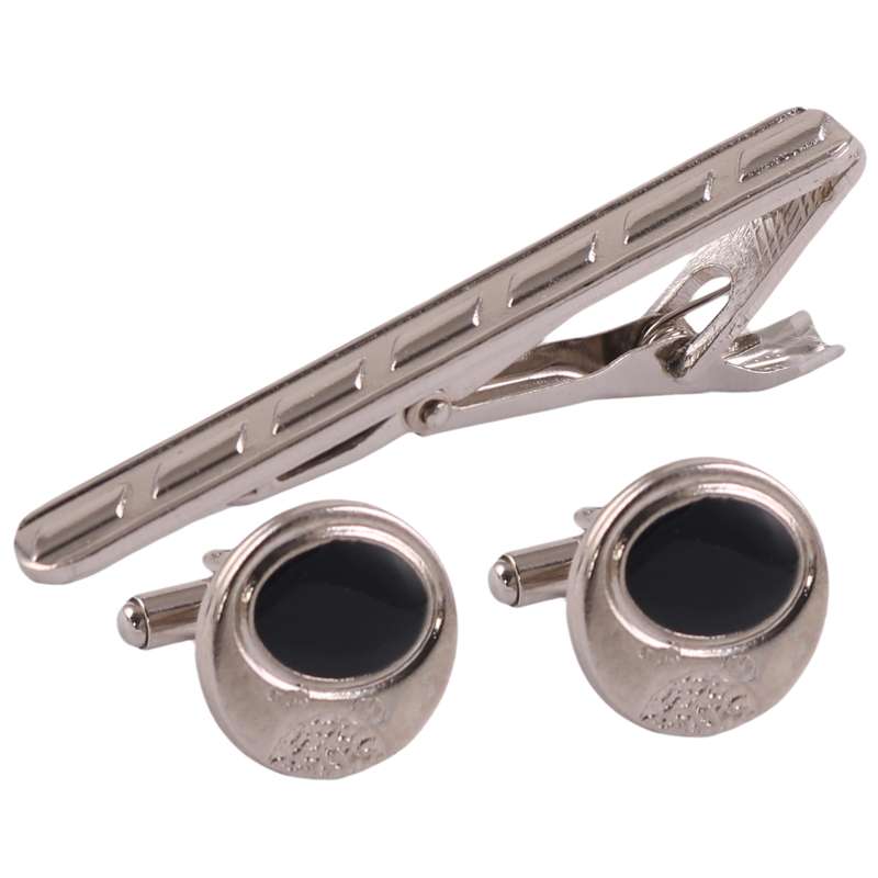 ست دکمه سردست و گیره کراوات مردانه مدل PJ-110505 ست دکمه سردست و گیره کراوات مردانه مدل PJ-110505