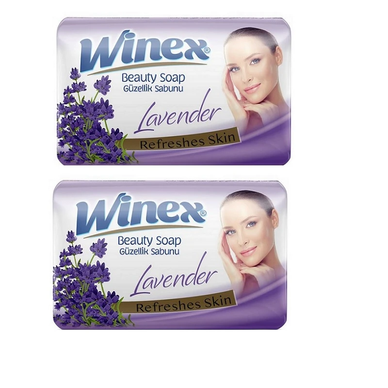 صابون شستشو وینکس مدل Lavender وزن 75 گرم بسته دو عددی