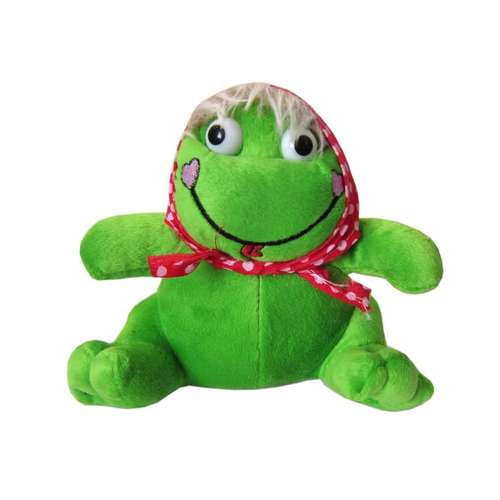  عروسک طرح خاله قورباغه کد GE100 ارتفاع 15 سانتی متر