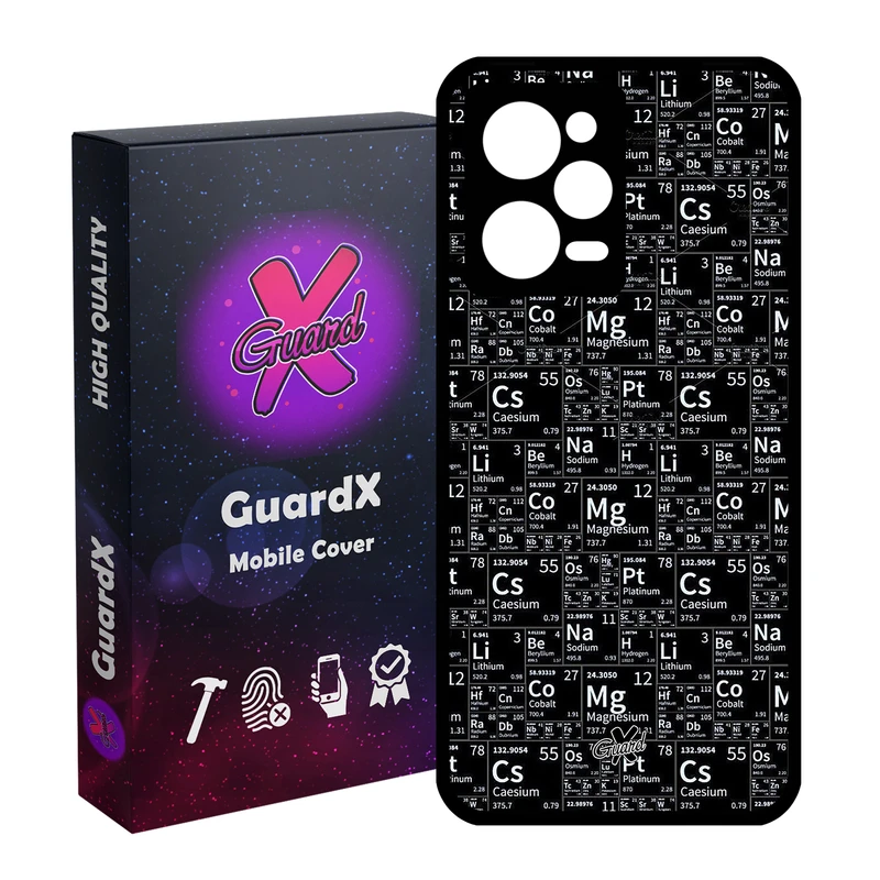 کاور گارد ایکس طرح شیمی مدل Glass10531 مناسب برای گوشی موبایل شیائومی Redmi Note 12 Pro 5G/Poco X5 Pro 5G/Note 12 Pro Pro speed