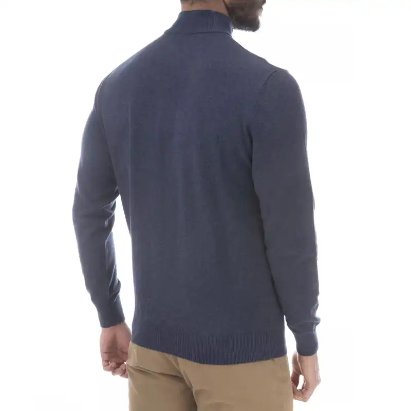 پلیور مردانه جوتی جینز مدل یقه ایستاده کد 1221123 رنگ آبی تیره