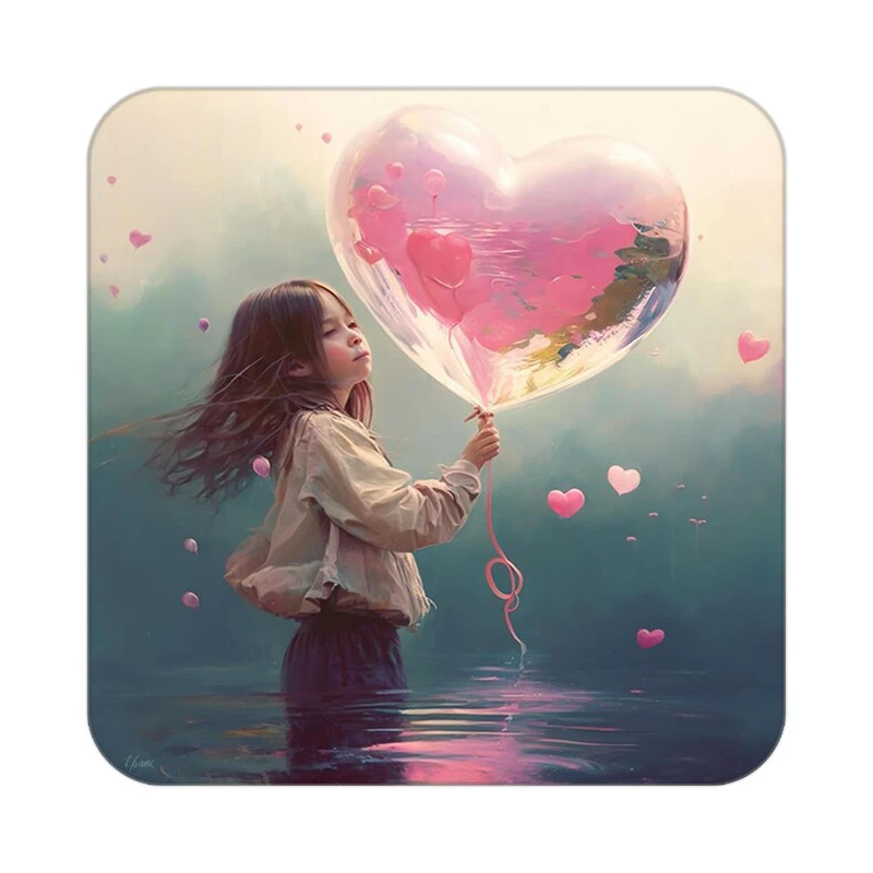 زیر لیوانی کاکتی مدل عاشقانه کد mp10423