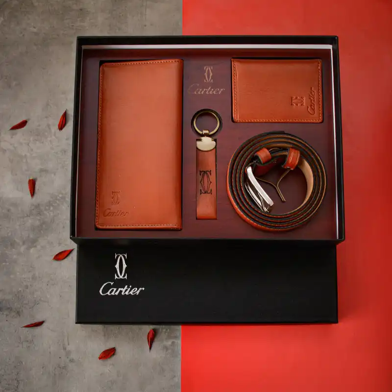 ست هديه مدل چرم طبيعي