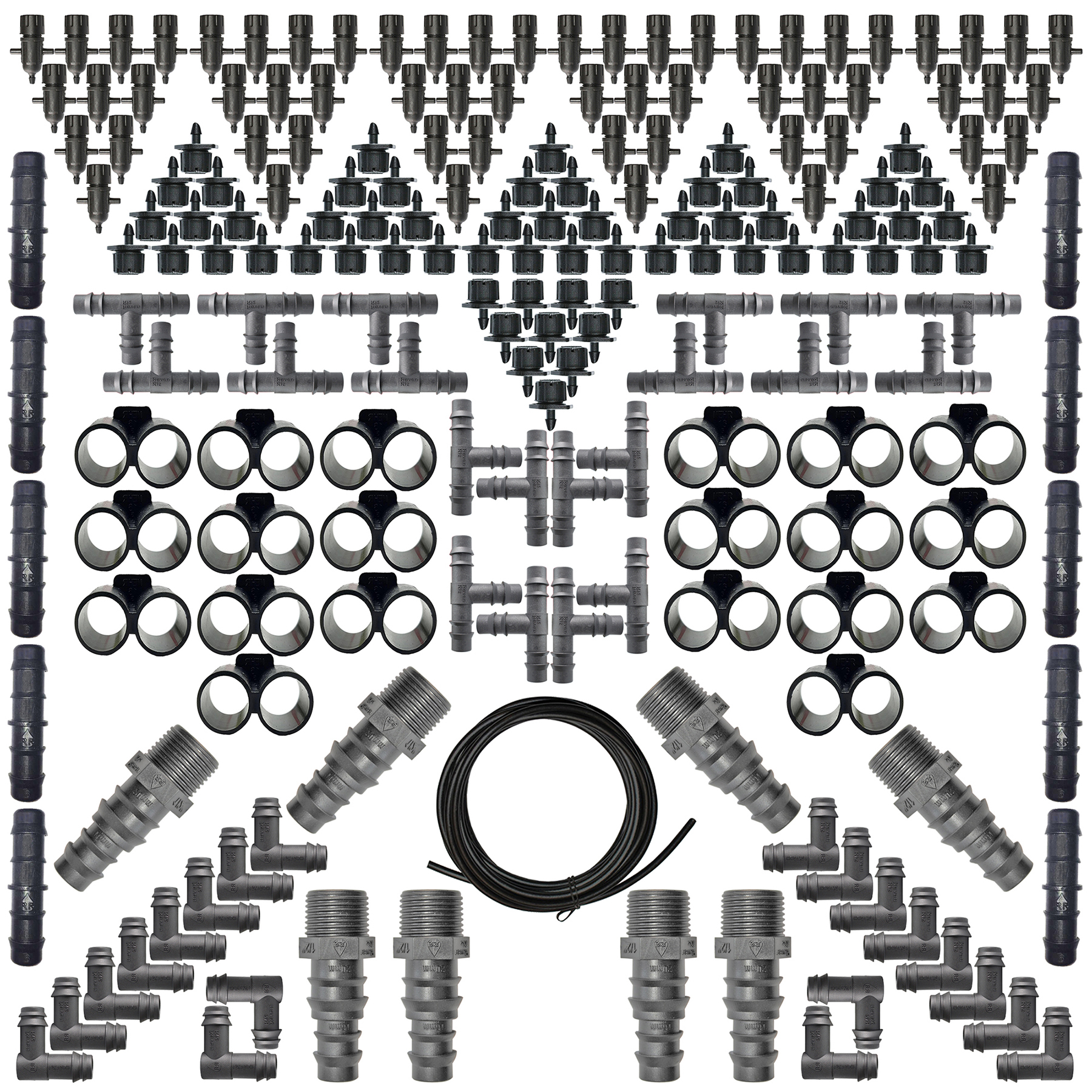 لوازم آبیاری قطره ای روان ریز مدل BETA-199 مجموعه 199 عددی