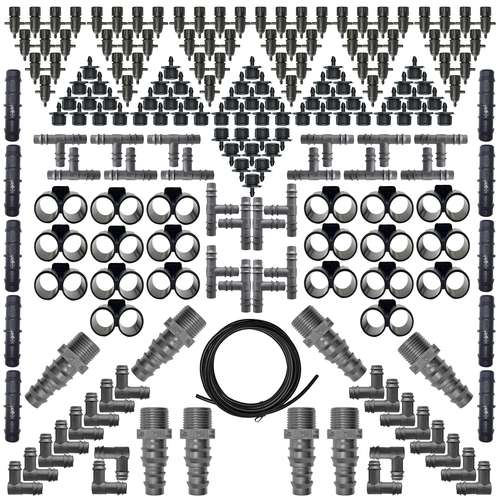 لوازم آبیاری قطره ای روان ریز مدل BETA-199 مجموعه 199 عددی
