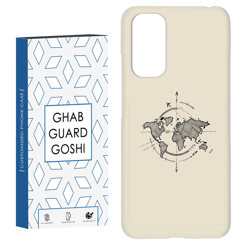 کاور قاب گارد گوشی طرح نقشه کد Dimo-175 مناسب برای گوشی موبایل شیائومی Redmi Note 11 4G / Note 11S 4G