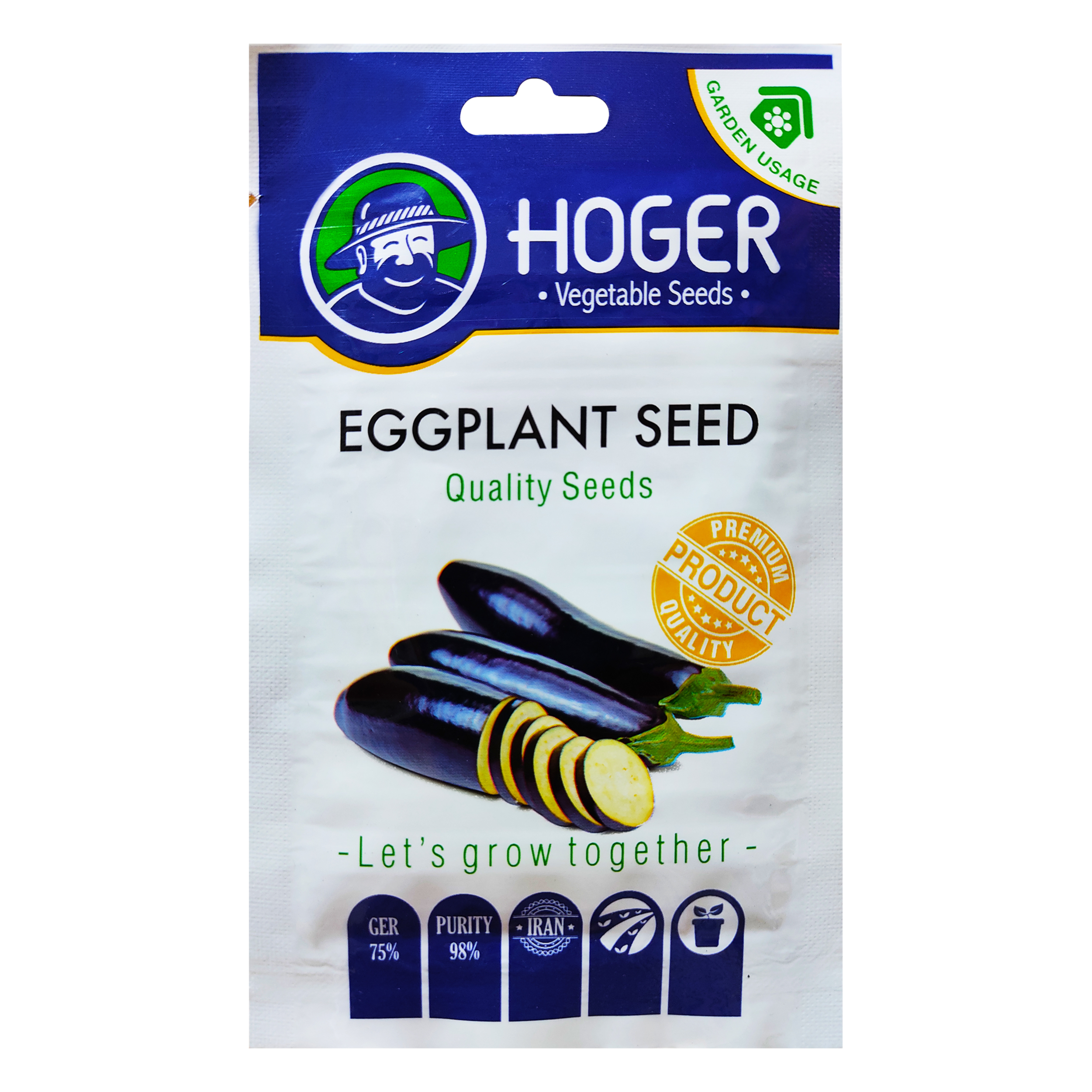 بذر بادمجان قلمی هوگر مدل H4