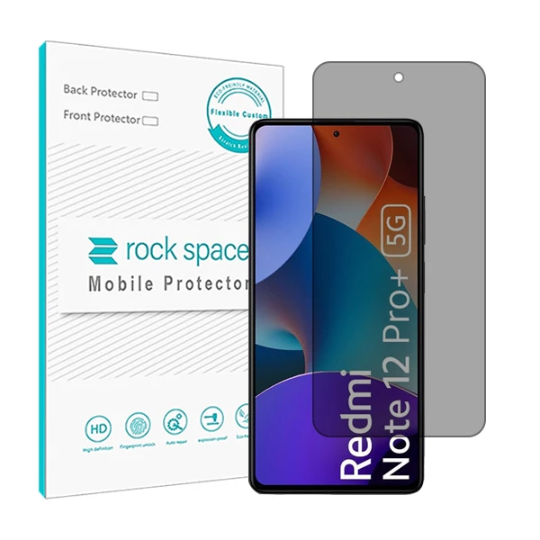 محافظ صفحه نمایش حریم شخصی راک اسپیس مدل HyPRV مناسب برای گوشی موبایل شیائومی Redmi Note 12Pro Plus   
