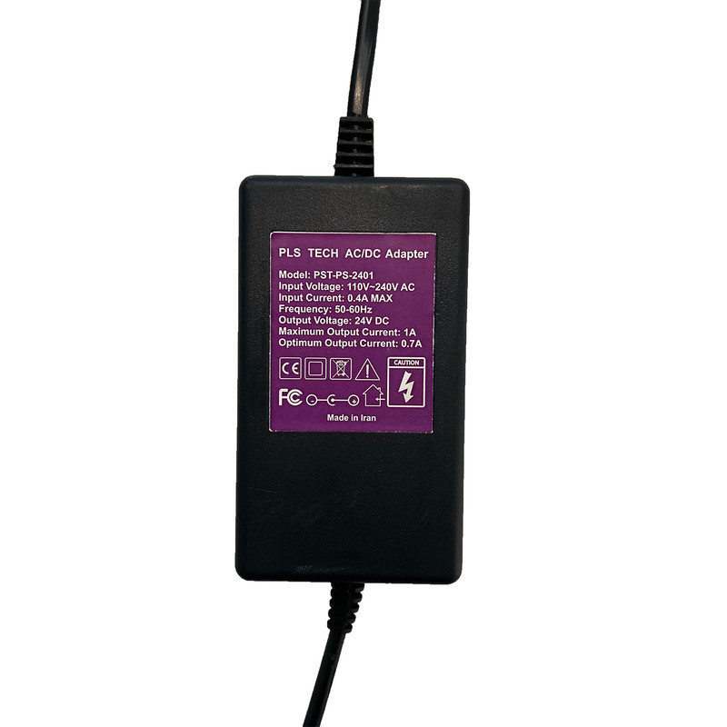 آداپتور 24 ولت 1 آمپر بین راهی مدل PST-PS-2401