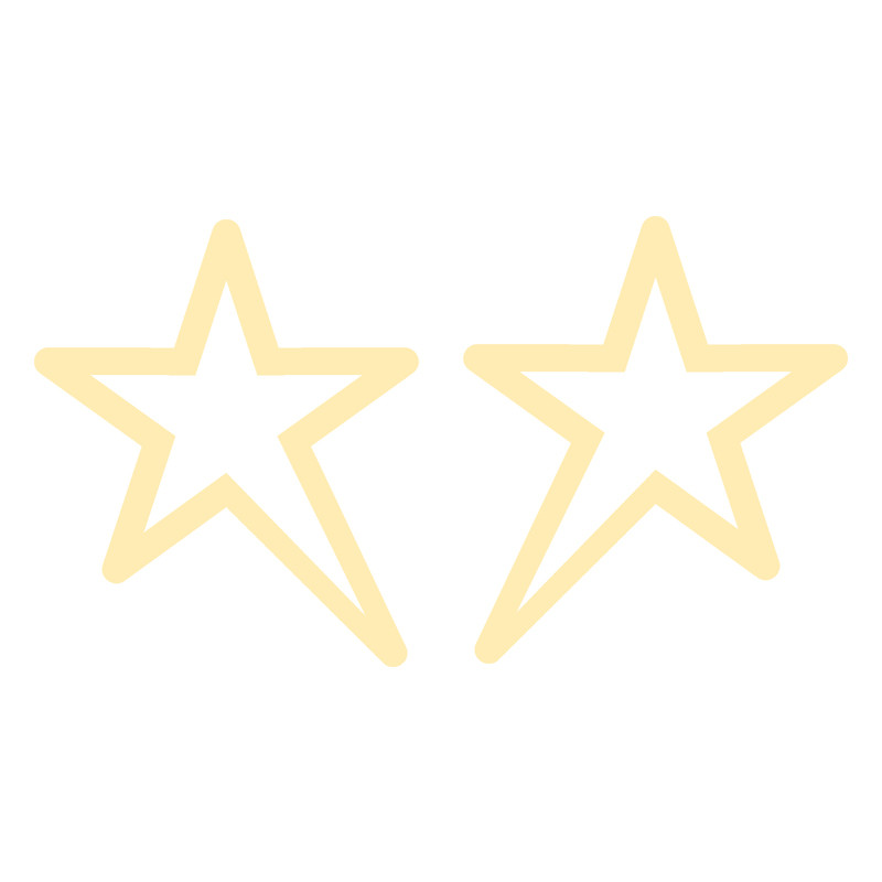 گوشواره طلا 18 عیار زنانه کرابو طرح ستاره مدل Kr5167