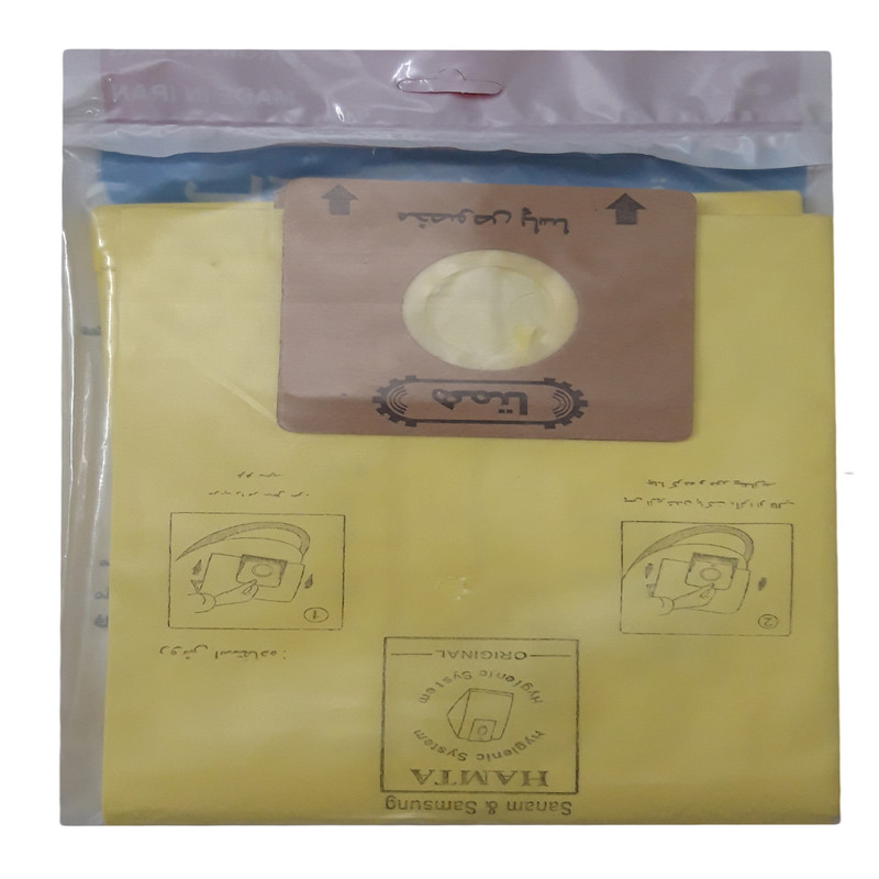 پاکت جاروبرقی همتا مدل H_PA 159 مناسب برای جاروبرقی پاسا مجموعه 3 عددی