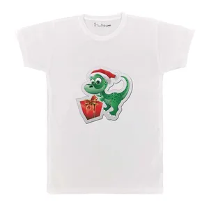 تی شرت بچگانه پرمانه طرح دایناسورهای بامزه کد pmt.5138