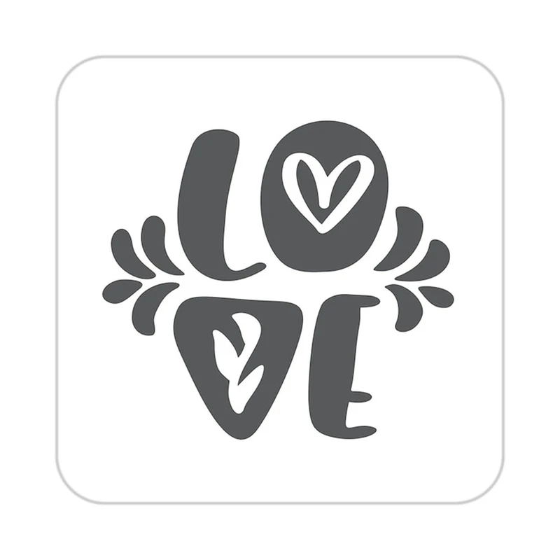 زیر لیوانی کاکتی طرح عاشقانه مدل mp39044