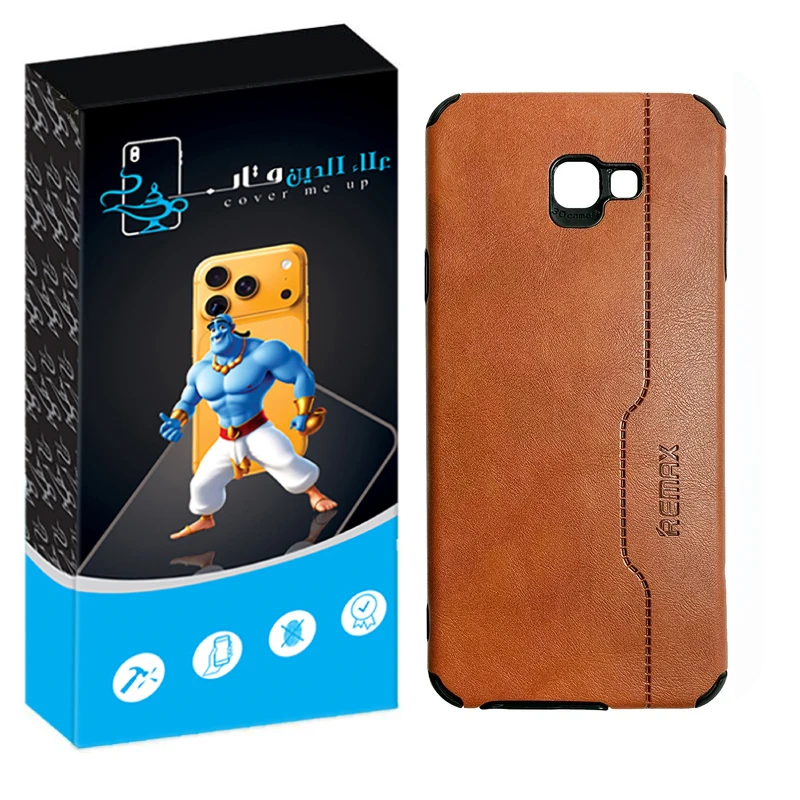 کاور علاالدین قاب مدل چرم RMX مناسب برای گوشی موبایل سامسونگ Galaxy J4 Plus