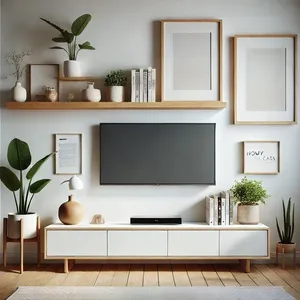 میز تلویزیون مدل 2466 مناسب برای تلویزیون تا 75 اینچ
