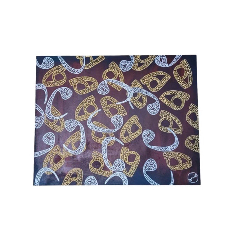 تابلو نقاشی خط مدل نقطه