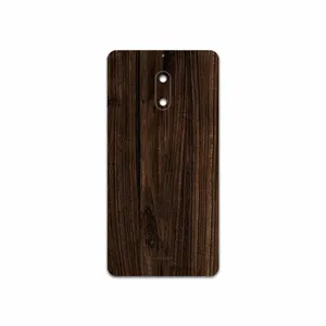 MAHOOT Dark Walnut Wood Cover Sticker for Nokia 6