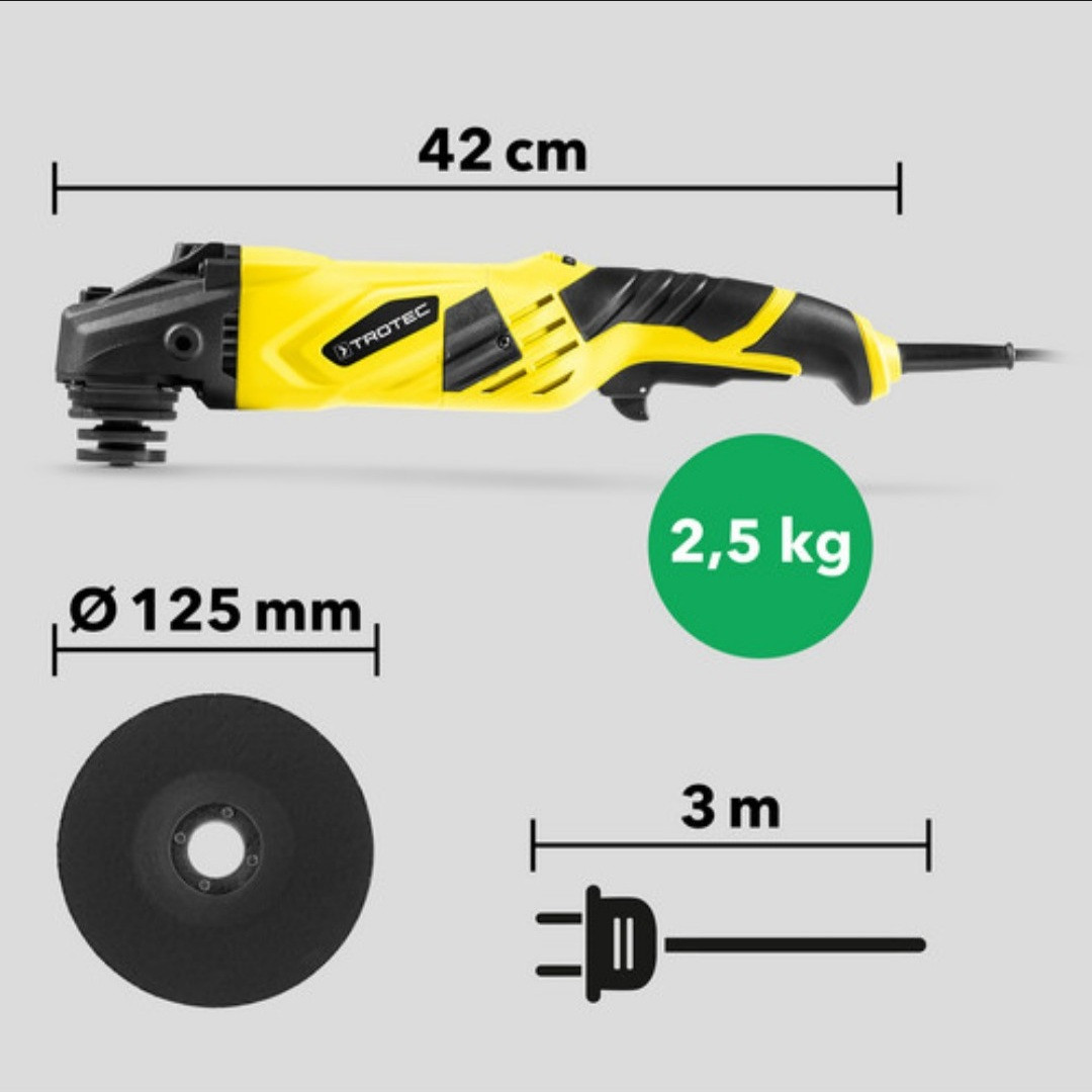 سنگ فرز حرفه ای تروتک مدل TOIERABIE