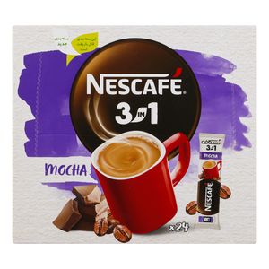 نقد و بررسی پودر مخلوط قهوه فوری موکا 3 در 1 نسکافه - 18 گرم بسته 24 عددی توسط خریداران