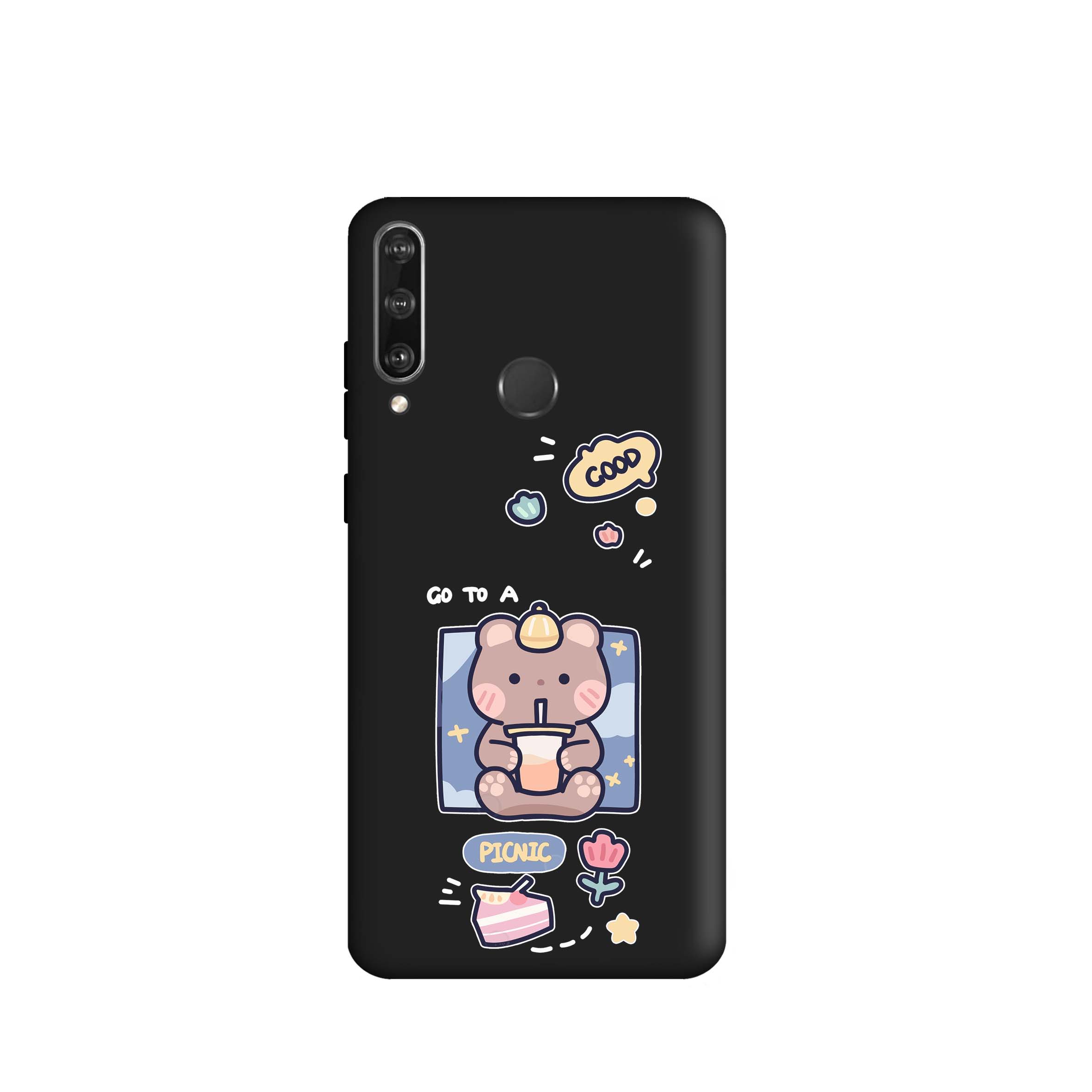 کاور طرح خرس شکمو کد m3610 مناسب برای گوشی موبایل هوآوی Y6 P