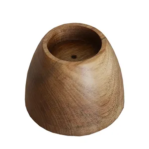 شمعدان چوبی مدل مخروطی کد85