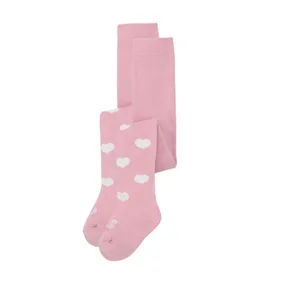 جوراب شلواری دخترانه مدل قلبی